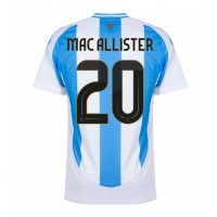 Fotballdrakt Herre Argentina Alexis Mac Allister #20 Hjemmedrakt Copa America 2024 Kortermet